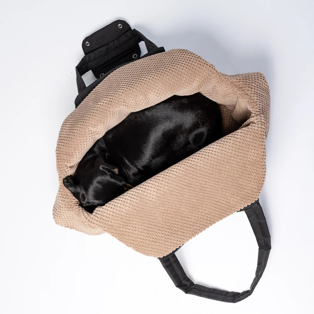 Sac de Transport pour Teckel Beige