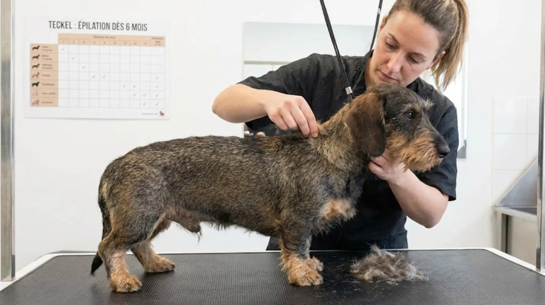 À quel âge épiler un Teckel