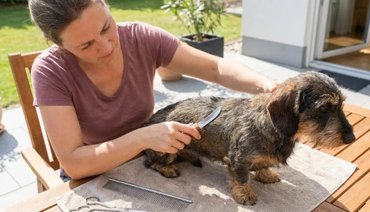 Comment toiletter un teckel à poil dur