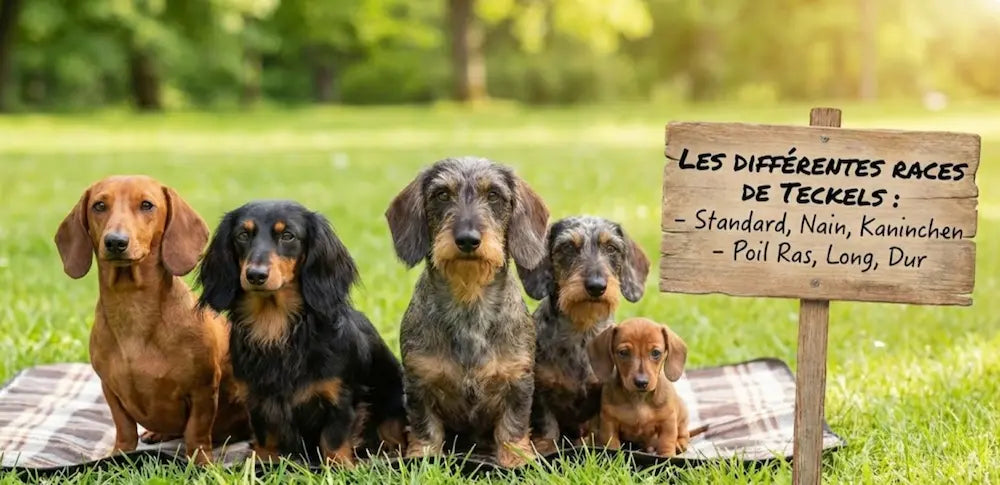 Quelles sont les différentes races de teckels