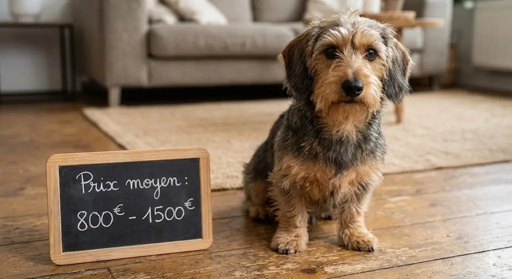 combien coute un teckel à poil dur croisé york