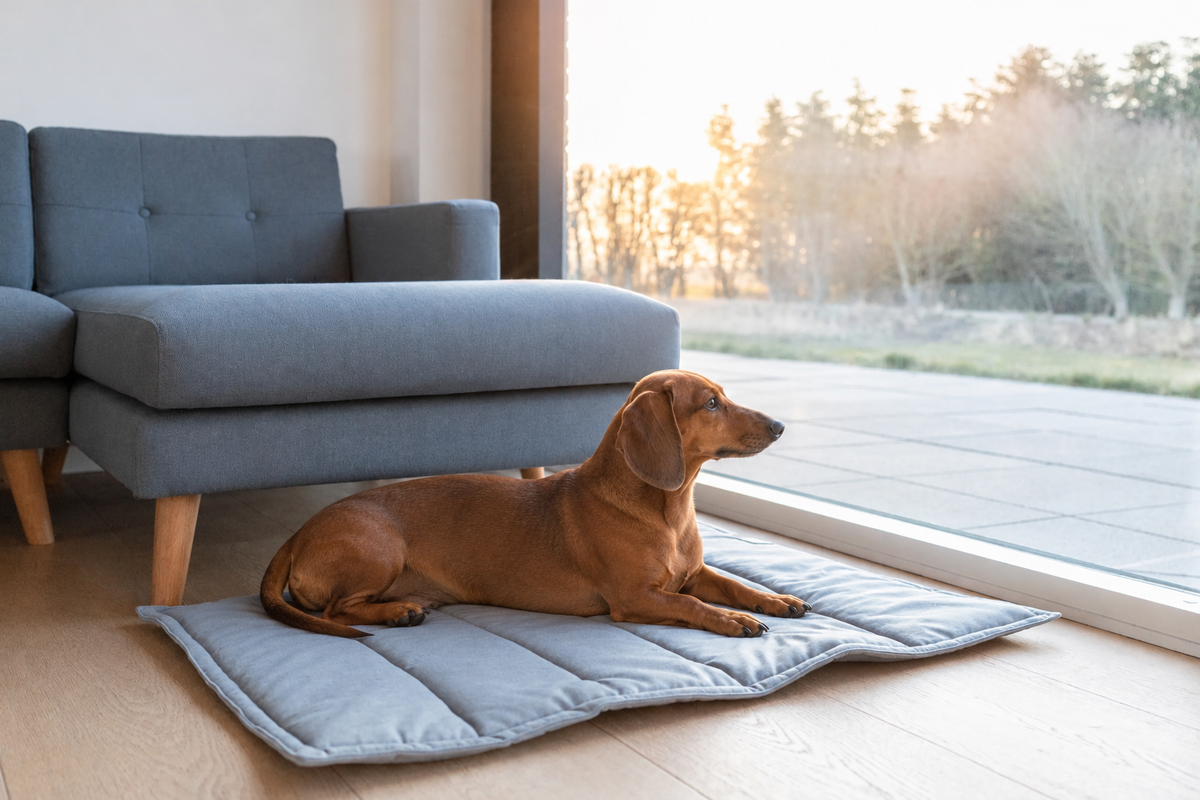 Tapis de Voyage Classic pour Teckel - Gris