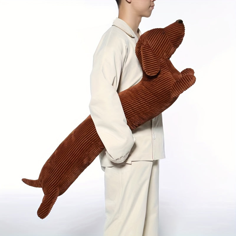 Peluche Teckel géante 120 cm