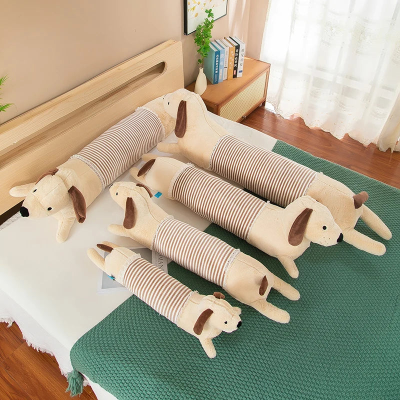 Peluche Teckel à Rayures