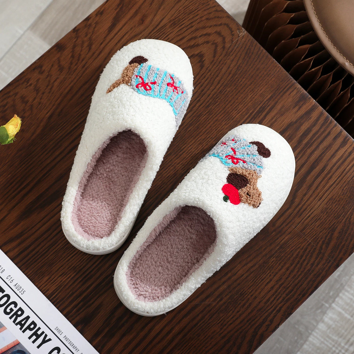 Pantoufles Teckel Confortables