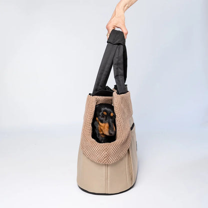 Sac de Transport pour Teckel Beige