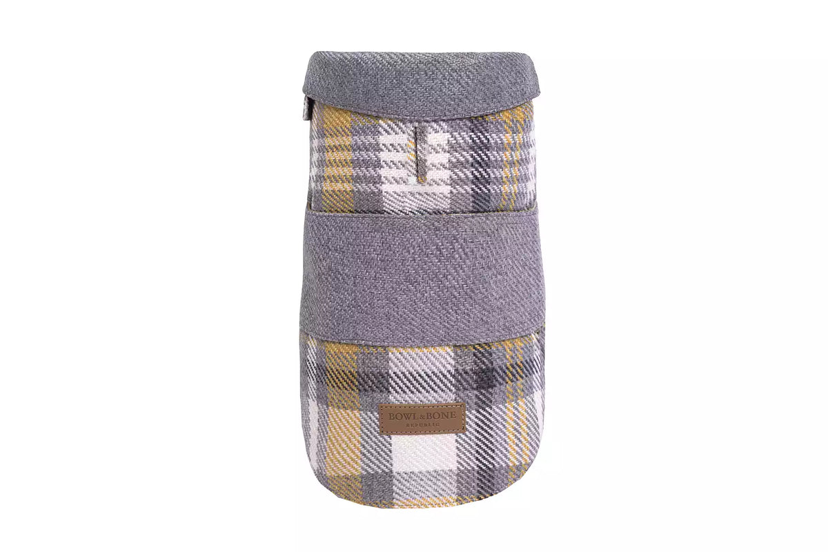 Manteau Leaf pour Teckel - Gris