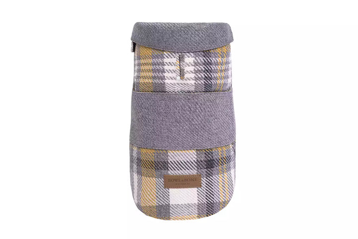 Manteau Leaf pour Teckel - Gris
