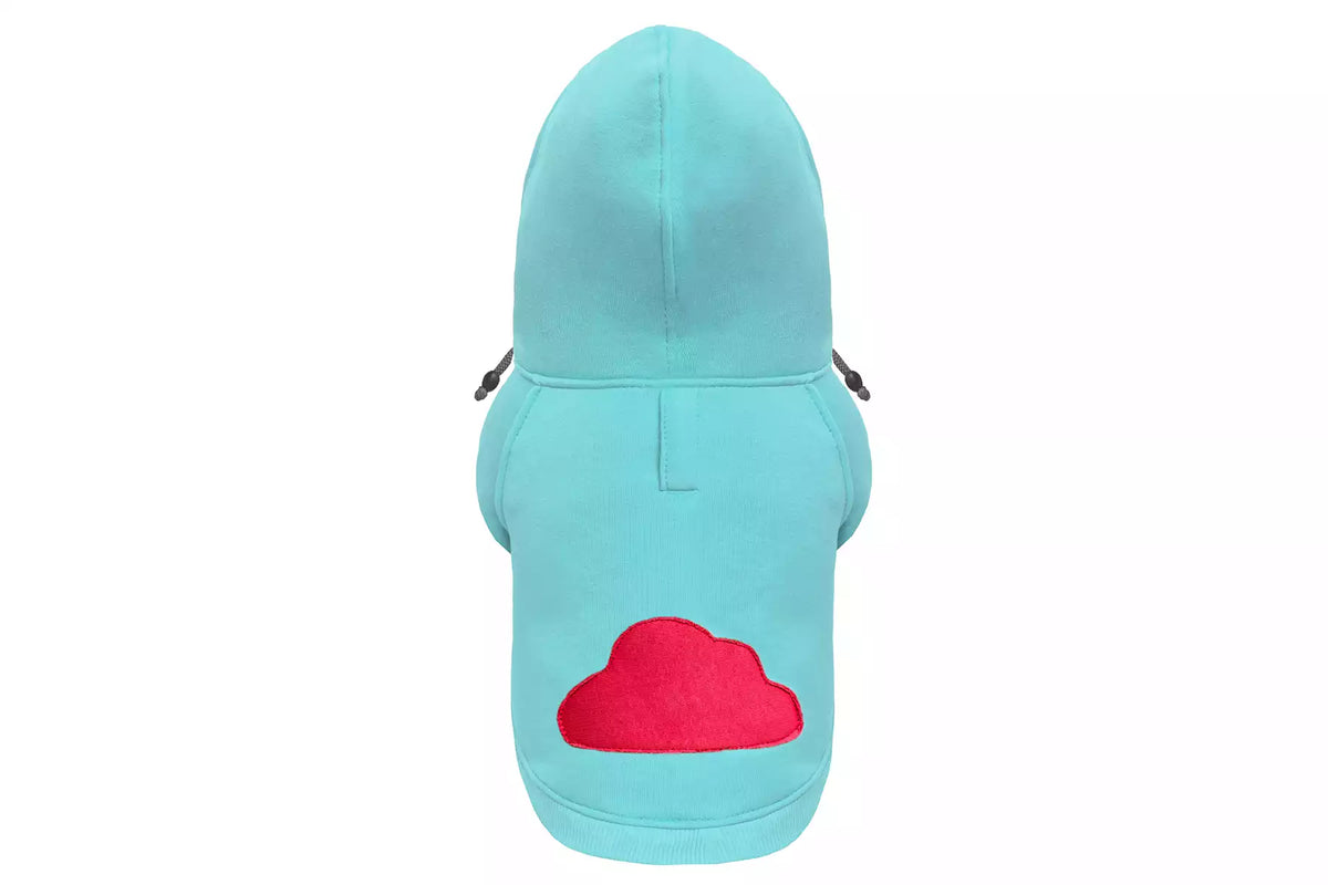 Sweat à Capuche Cloud pour Teckel - Azur