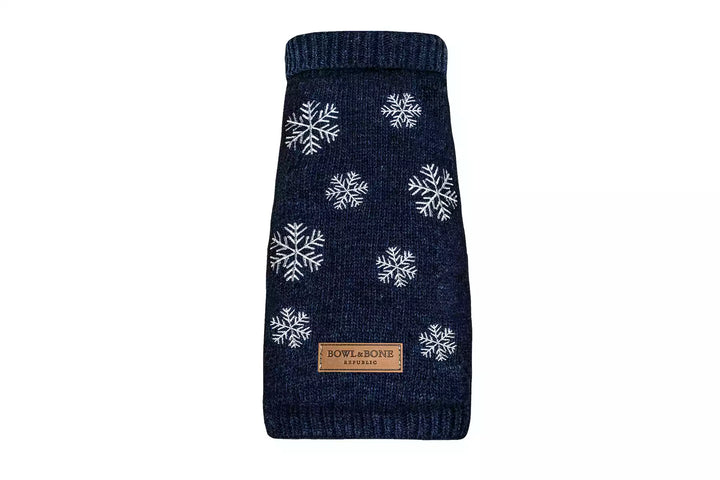 Pull Snowflake pour Teckel - Marine